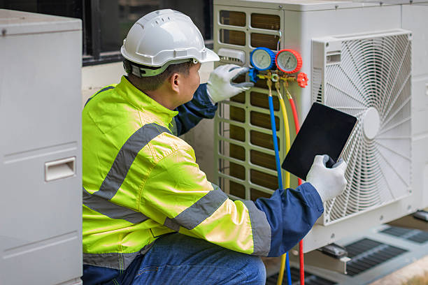 Professional Hvac technician working in Phoenix, NY